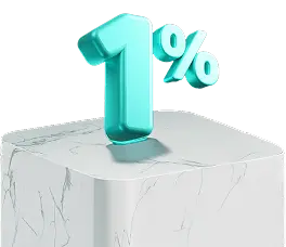 1% On A Pedestal
